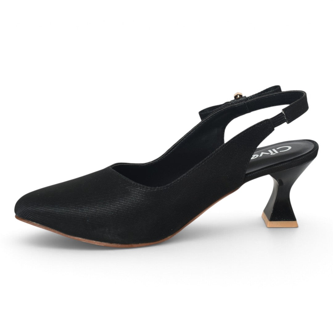 Black Formal Court Shoes - L085860