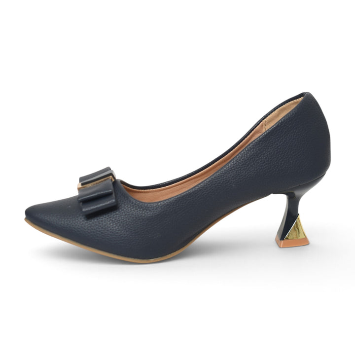 Navy Formal Court Shoes - L085858