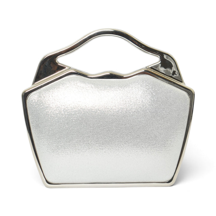 Silver Fancy Clutch - BC04209