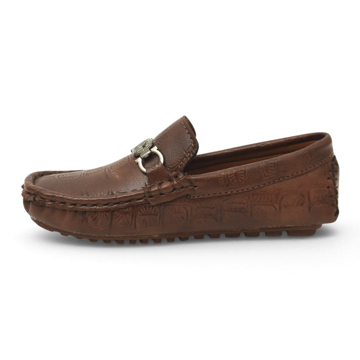 Brown Kids Casual Moccassion - KB10613