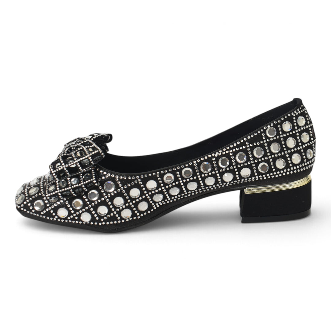 Black Bridal Court Shoes - l087266
