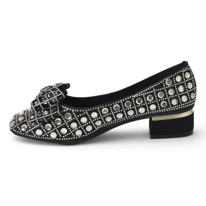 Black Bridal Court Shoes - l087266