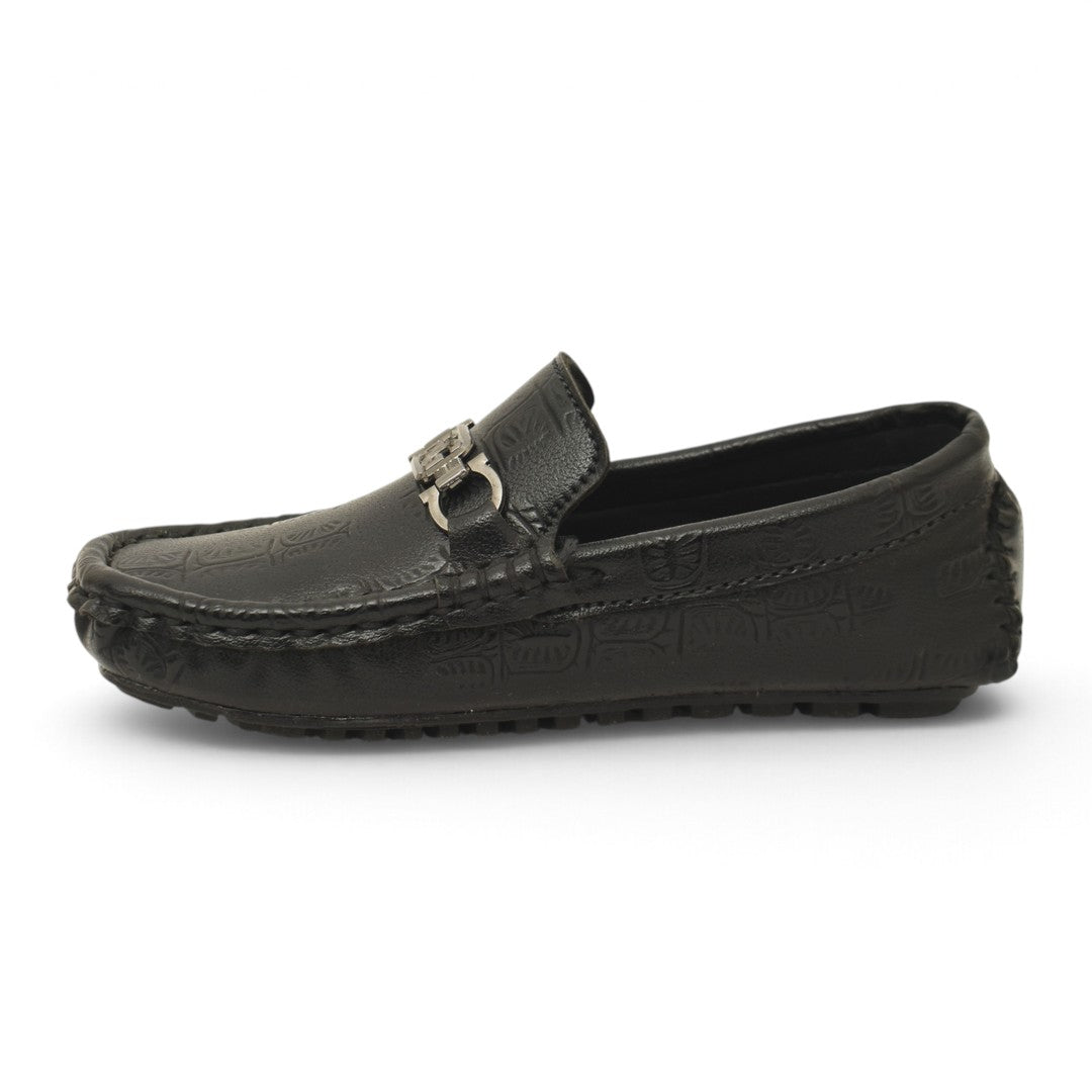 Black Kids Casual Moccassion - KB10613