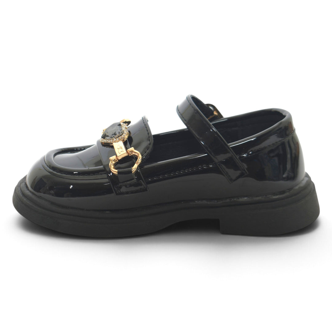 Black Kids Casual Pumps - KG90275