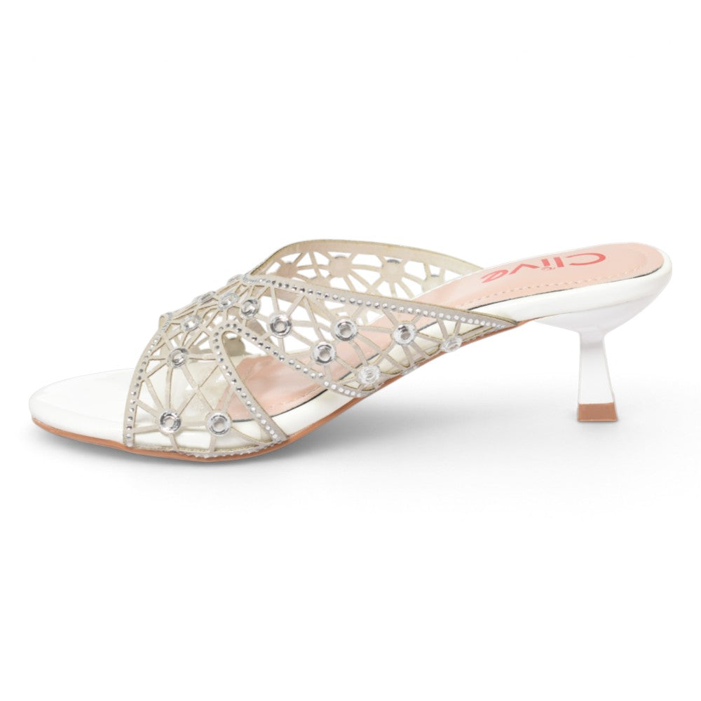 Bridal Slipper Heels