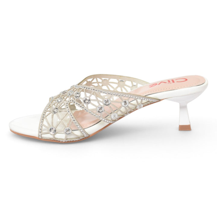 Bridal Slipper Heels