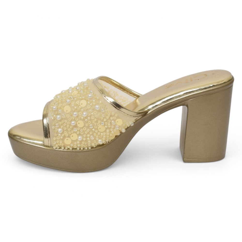 Bridal Slipper Heels