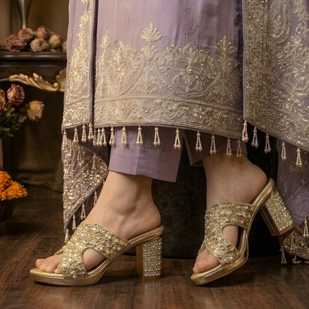 Fancy Slipper Heel