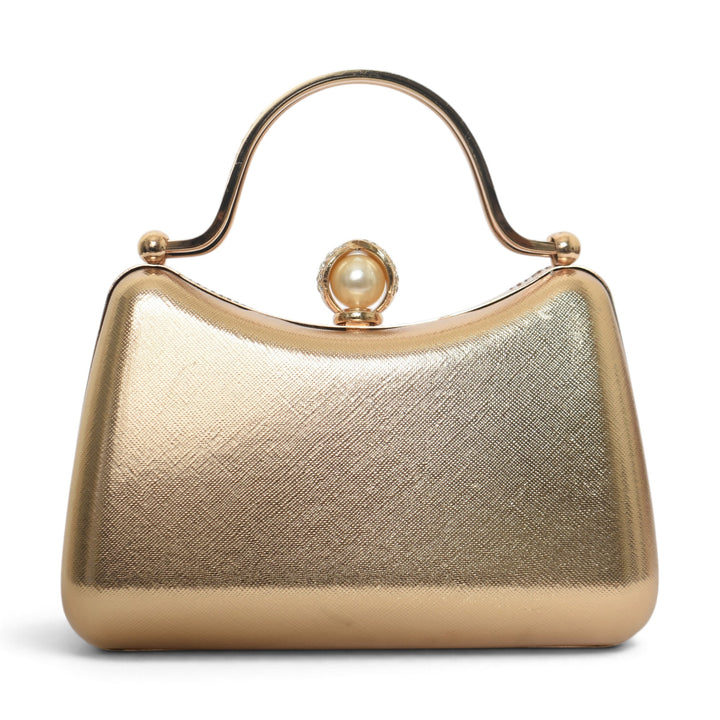 Champagne Fancy Clutch - BC04332
