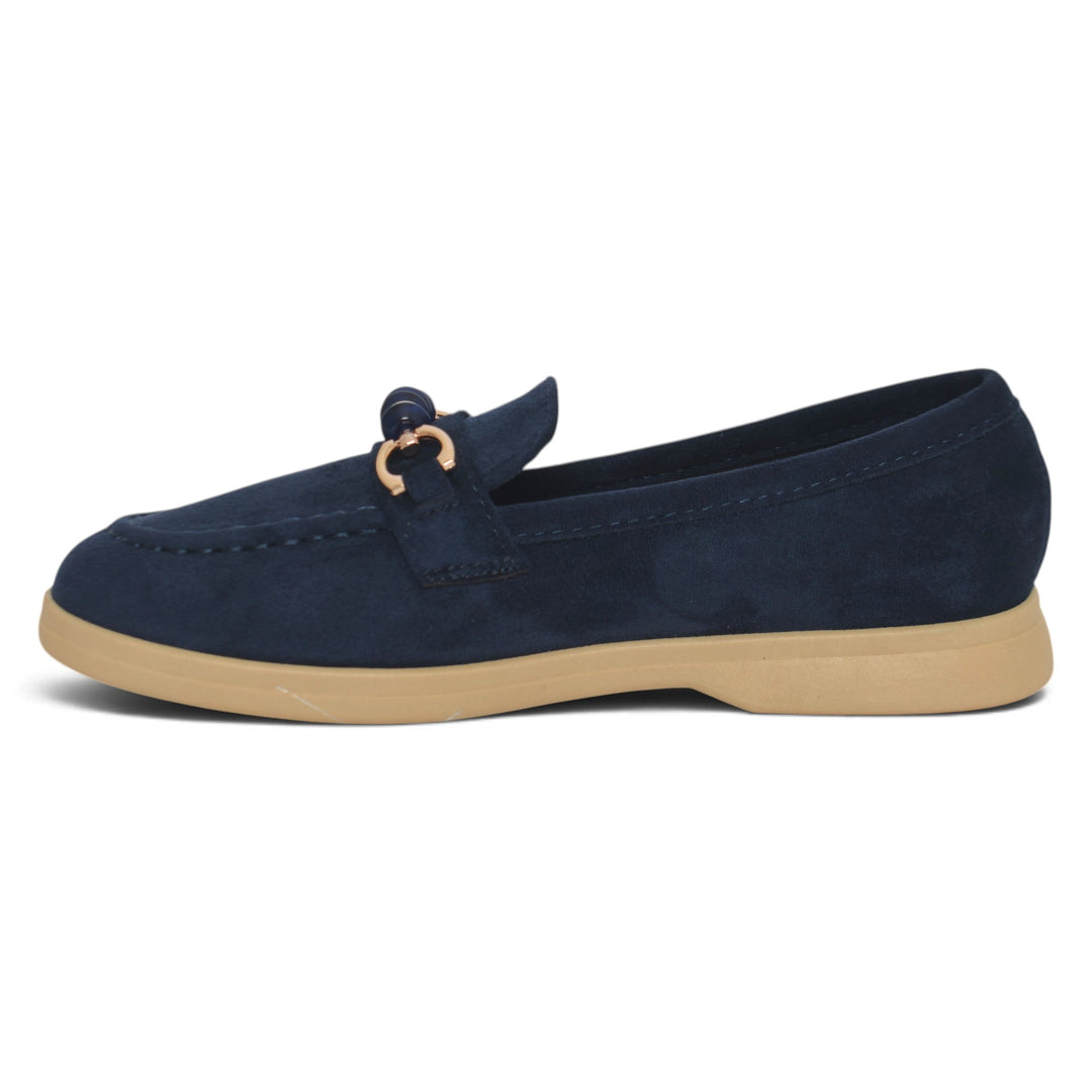 Navy Casual Loafers - L095504