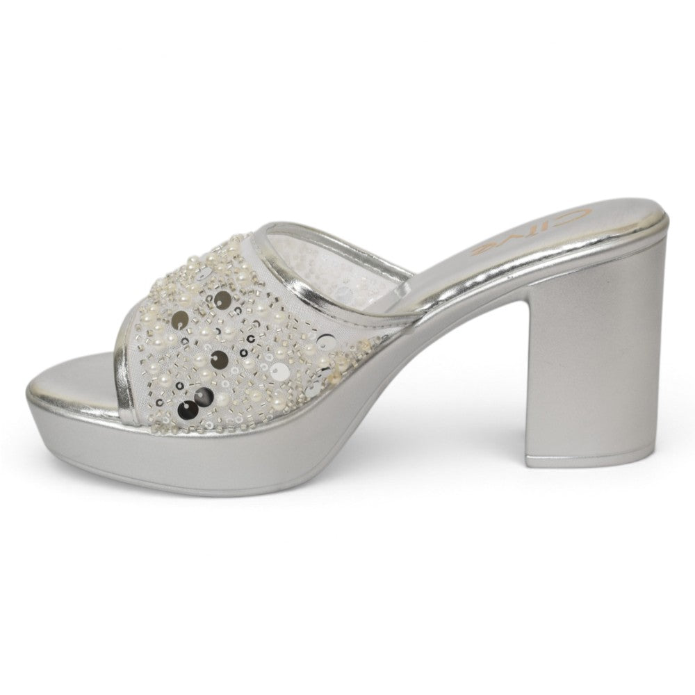 Bridal Slipper Heels