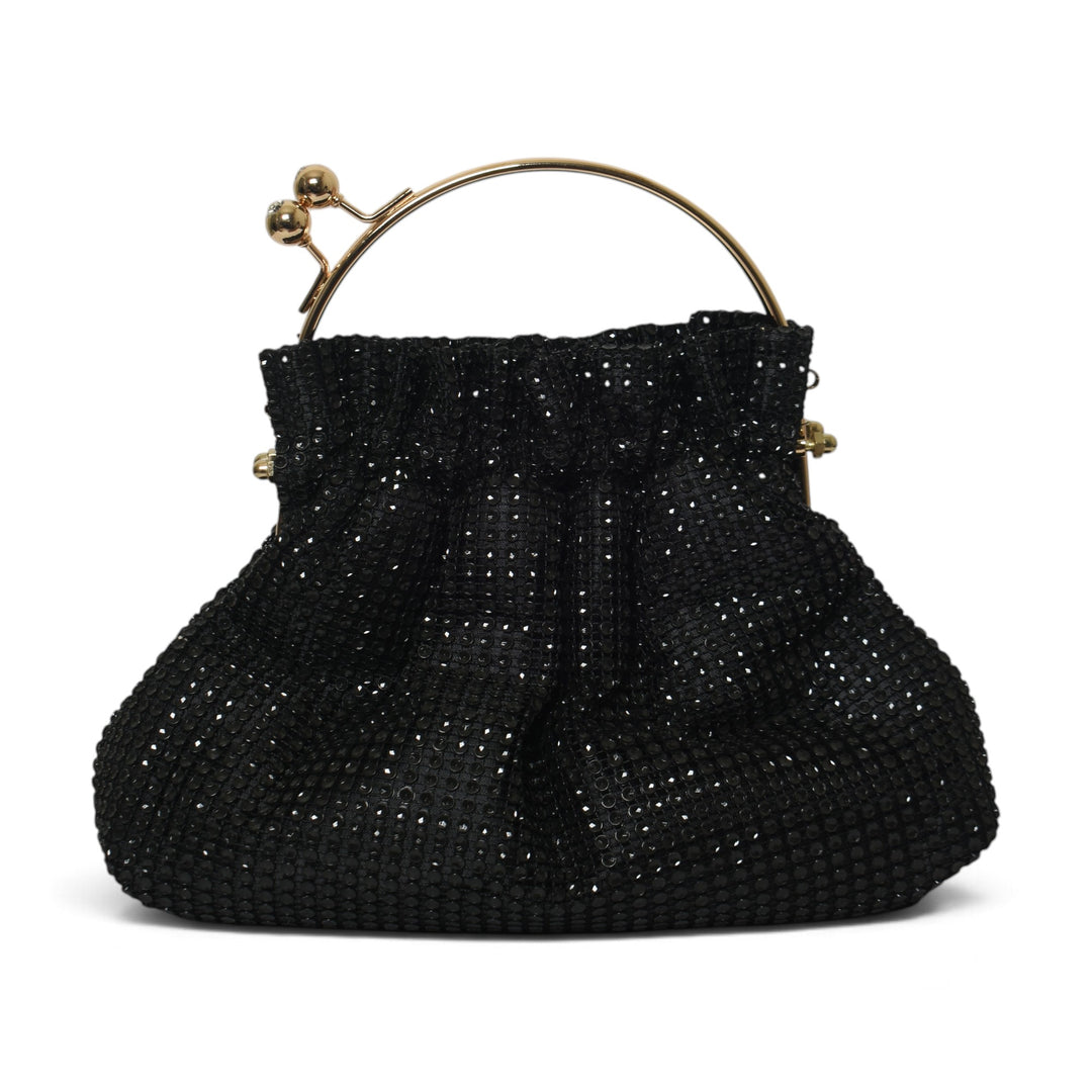 Black Fancy Clutch - BC04208