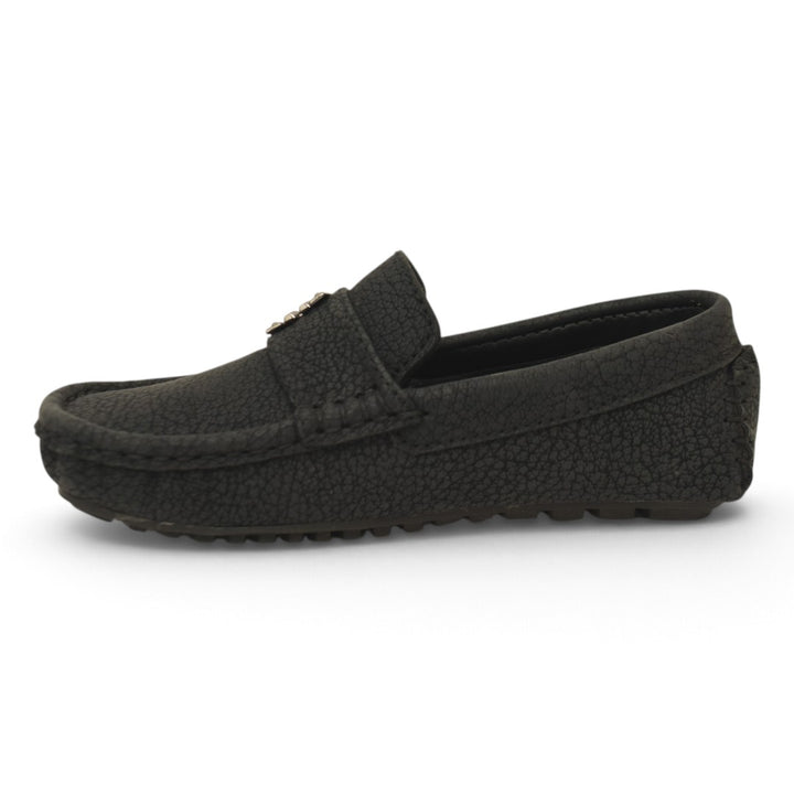 Black Kids Casual Moccassion - KB10612
