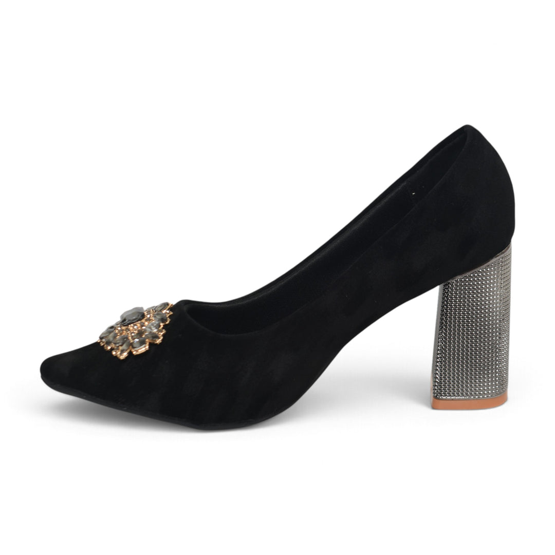 Black Formal Court Shoes - L085842