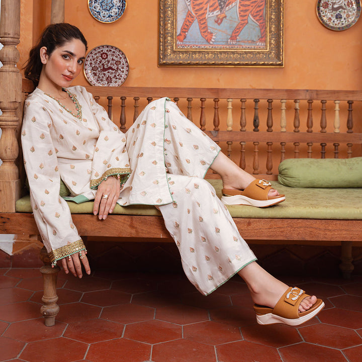 Casual Wedge Slippers