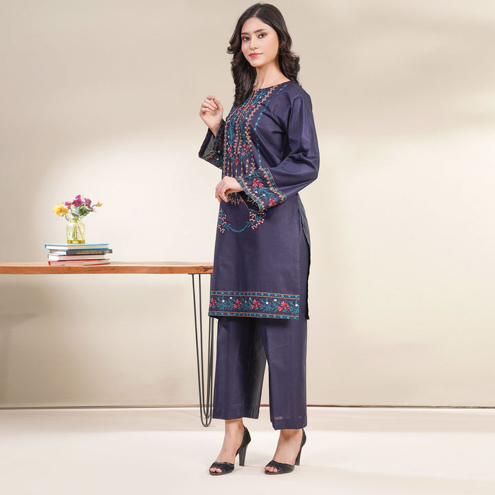 2-PC Young's Embroidered Cambric