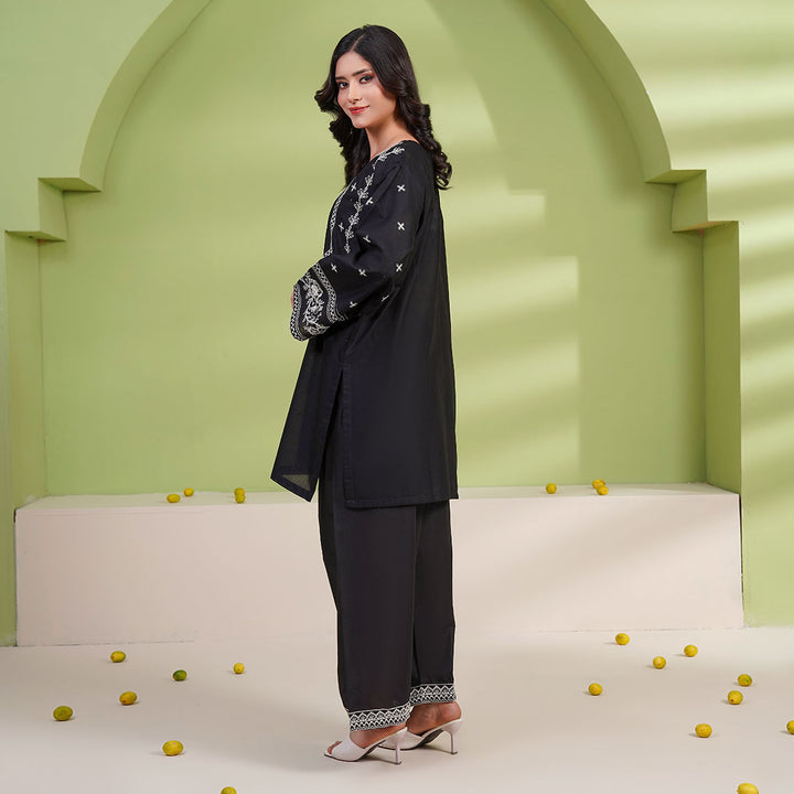 2-PC Young's Embroidered Cambric