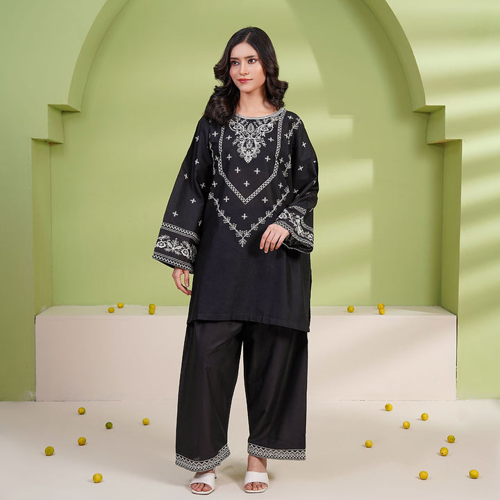 2-PC Young's Embroidered Cambric