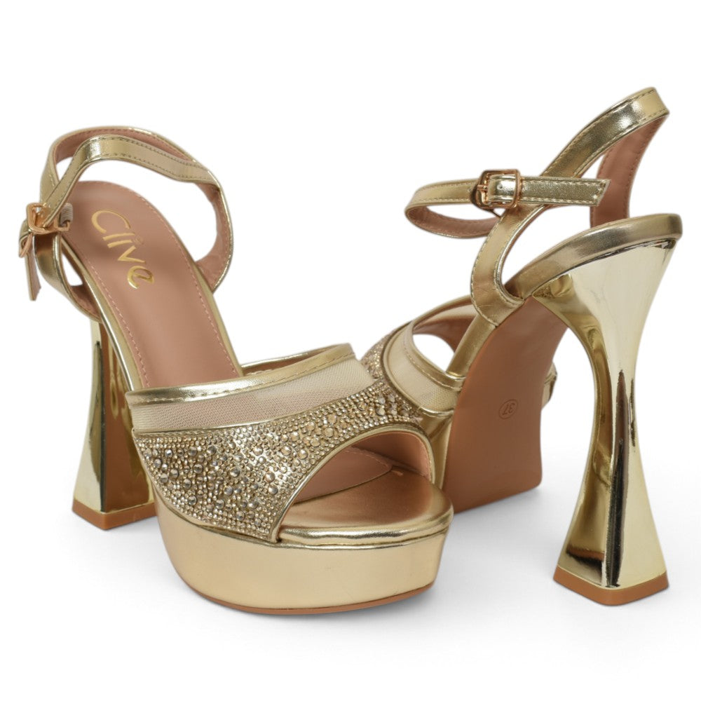 Bridal Sandal Heels