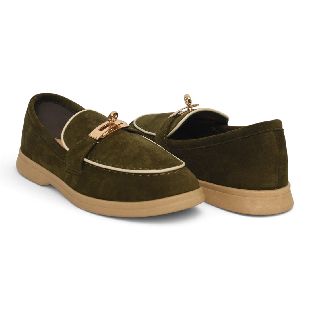 Green Casual Loafers - L095507