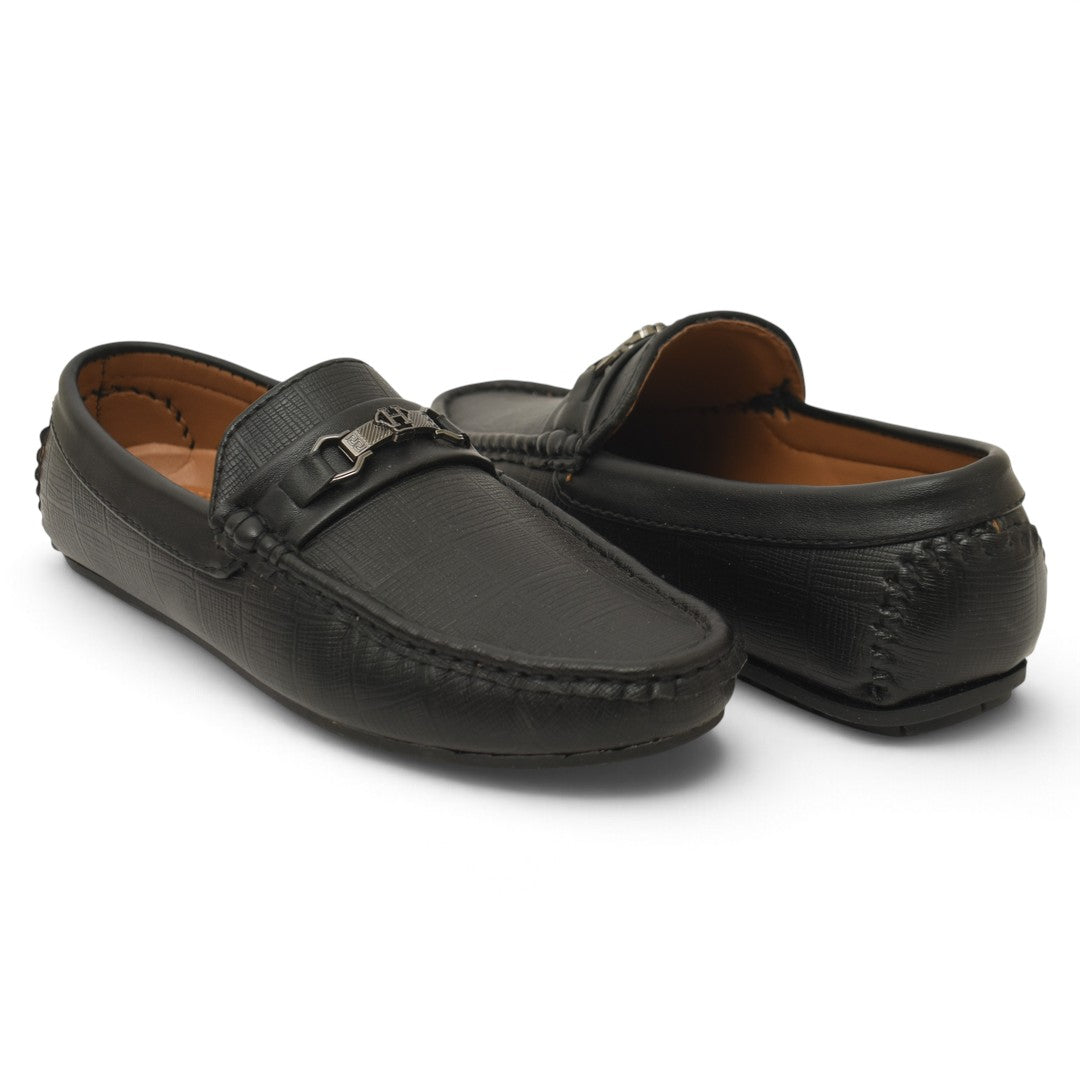 Black Kids Casual Moccassion - KB10609