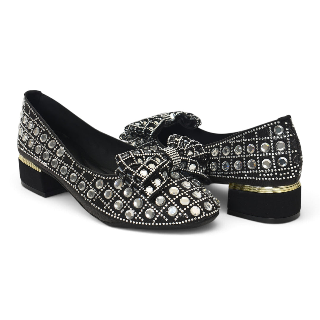 Black Bridal Court Shoes - l087266