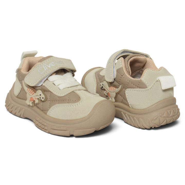 Beige Kids Sports Joger - KG98226