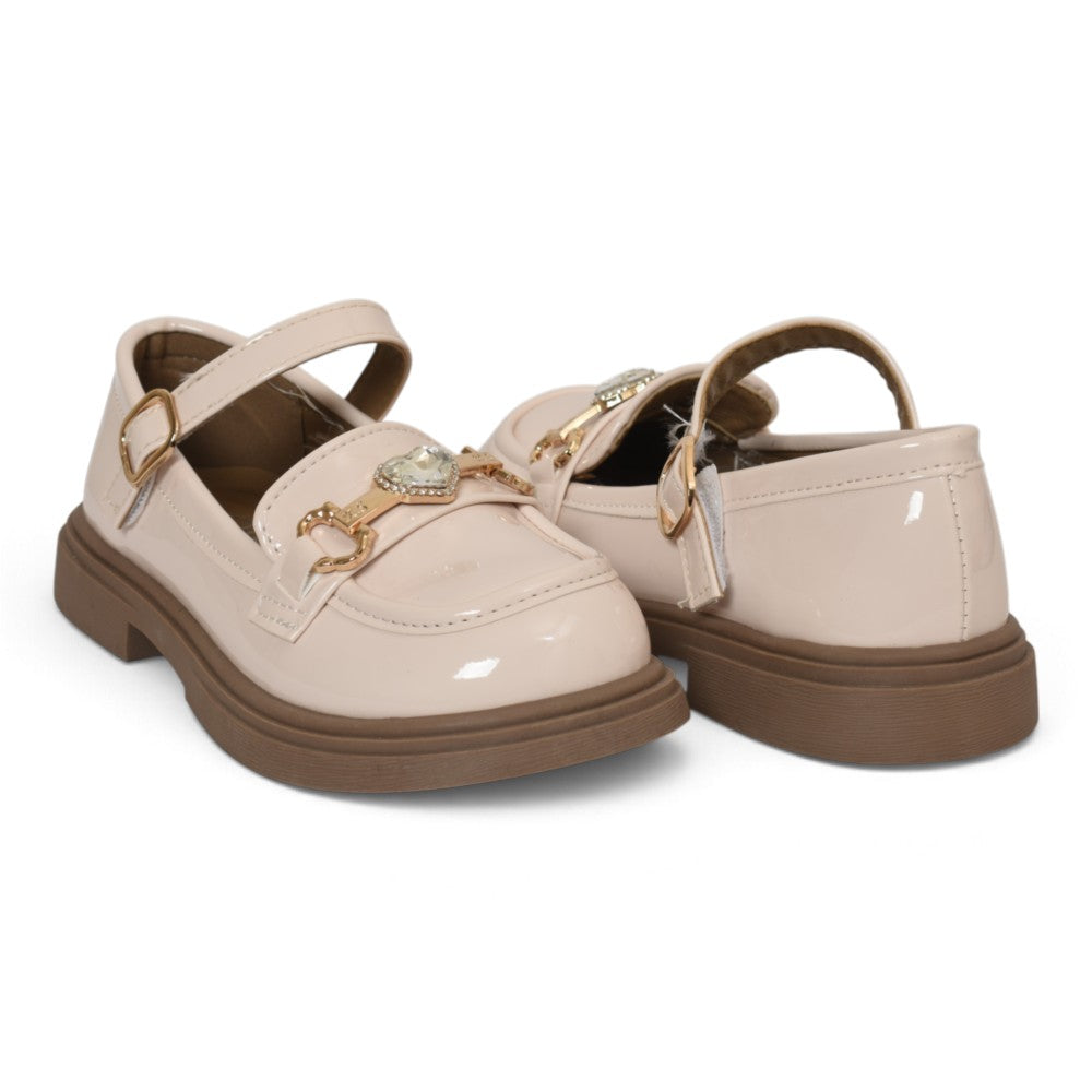 Beige Kids Casual Pumps - KG90276