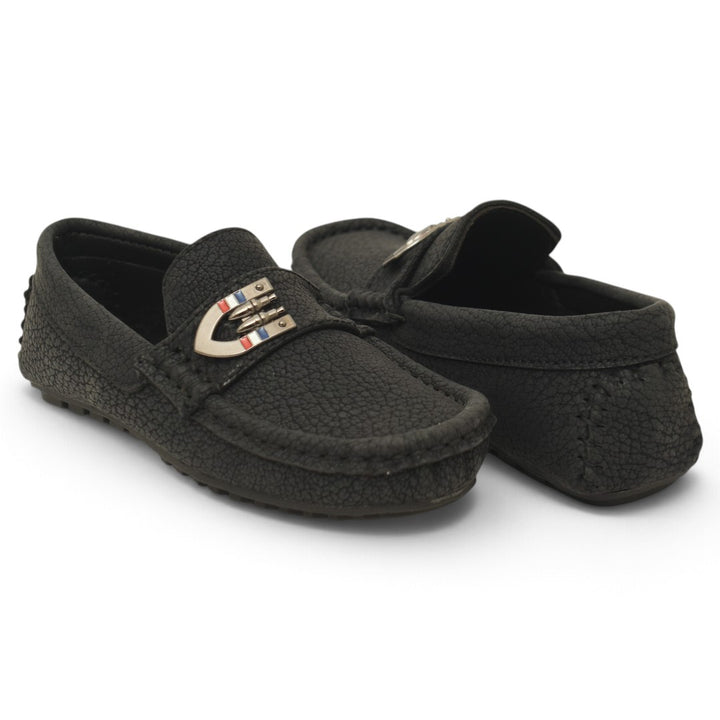 Black Kids Casual Moccassion - KB10612