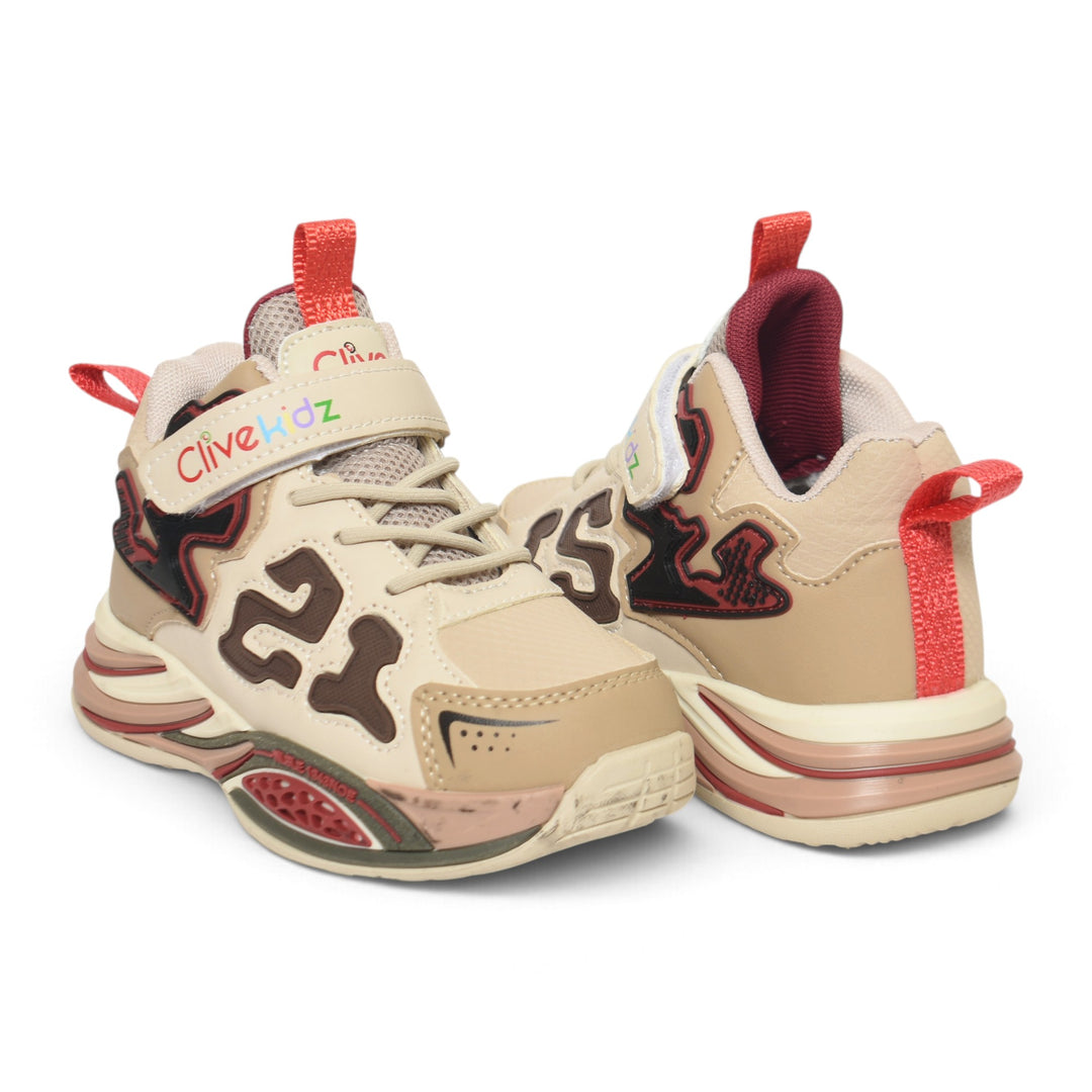 Beige Kids Sports Joger - KB95273
