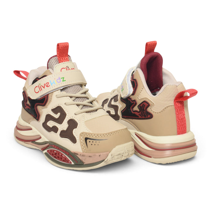 Beige Kids Sports Joger - KB95273