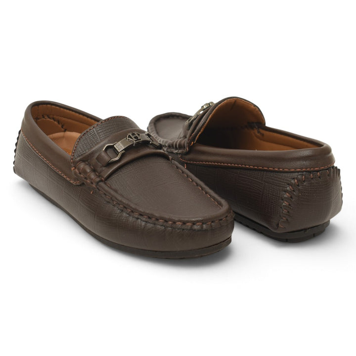 Brown Kids Casual Moccassion - KB10608