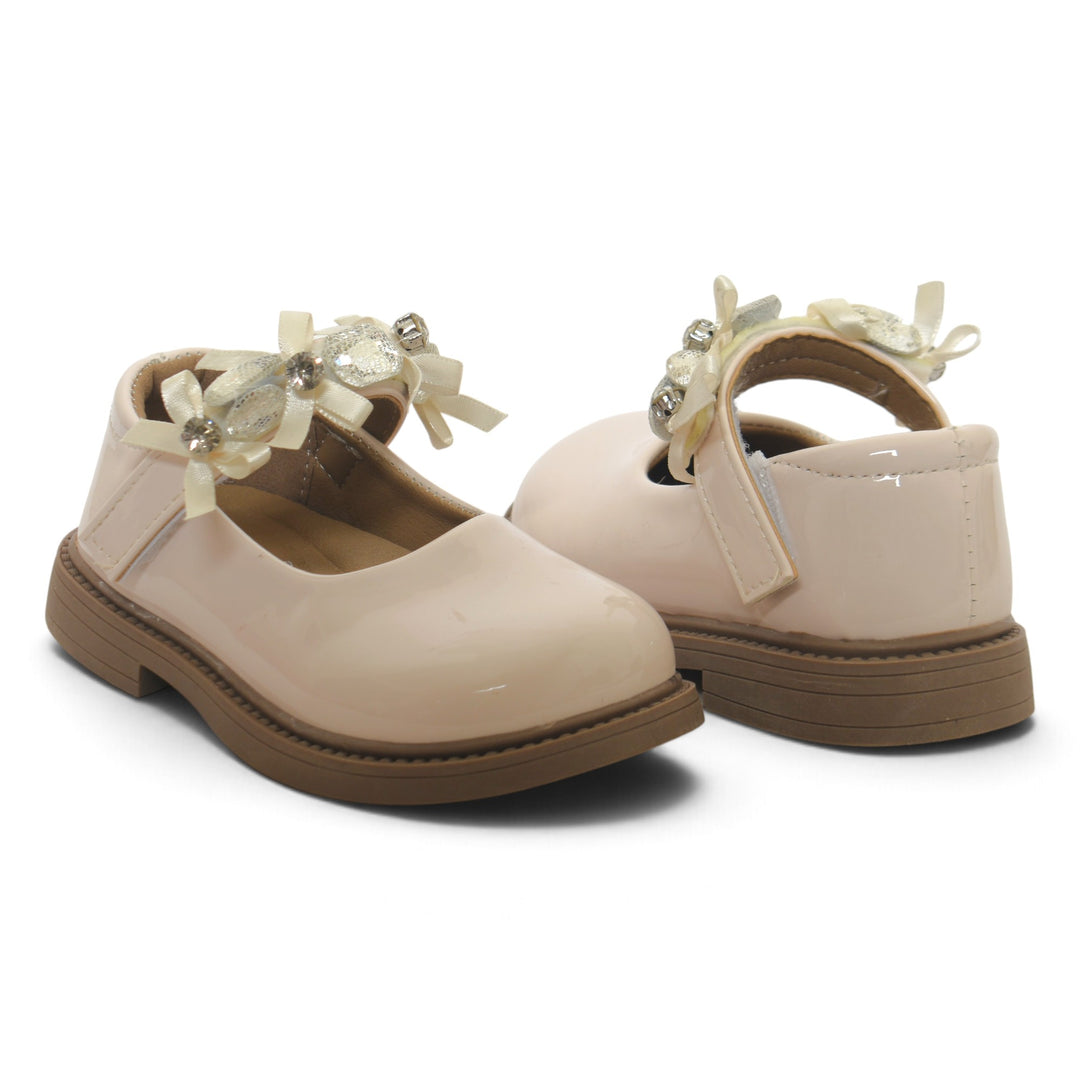 Beige Kids Casual Pumps - KG90269