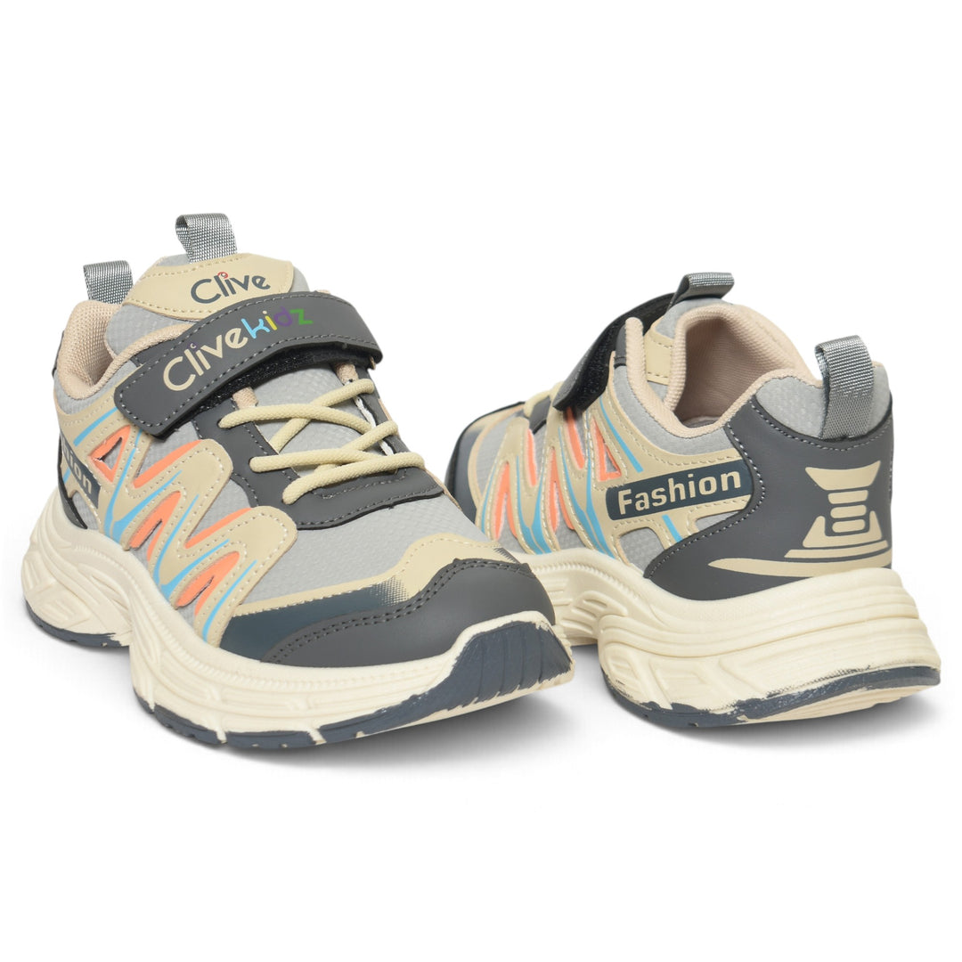 Grey Kids Sports Joger - KG98258