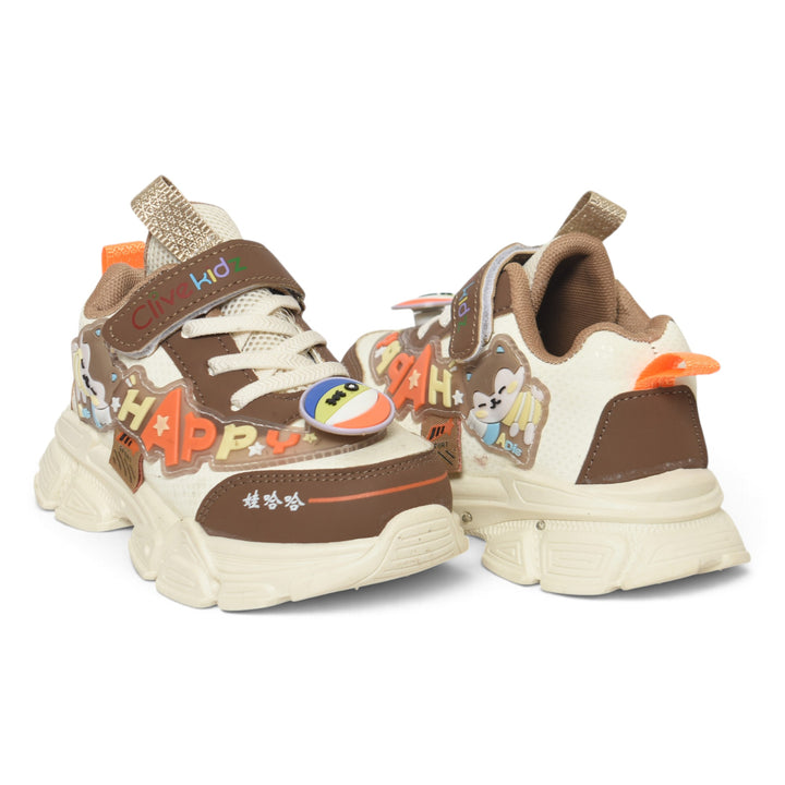Brown Kids Sports Joger - KG98250