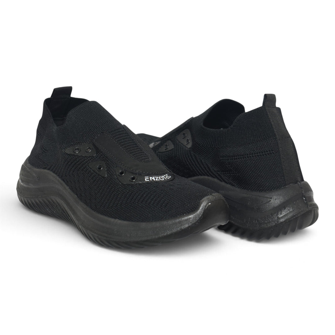 Black Ladies Casual Sneaker - l098484