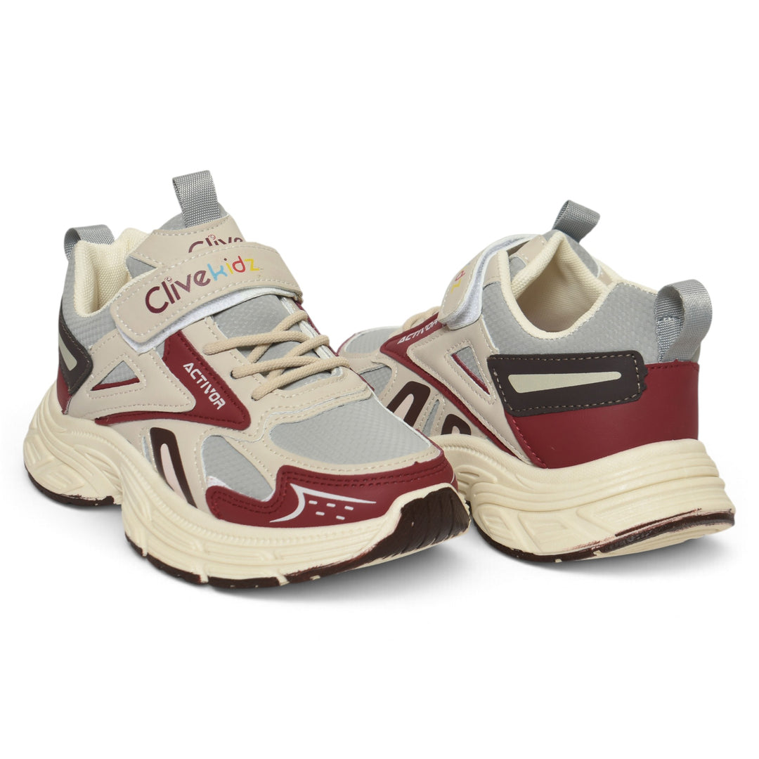 Maroon Kids Sports Joger - KB95285