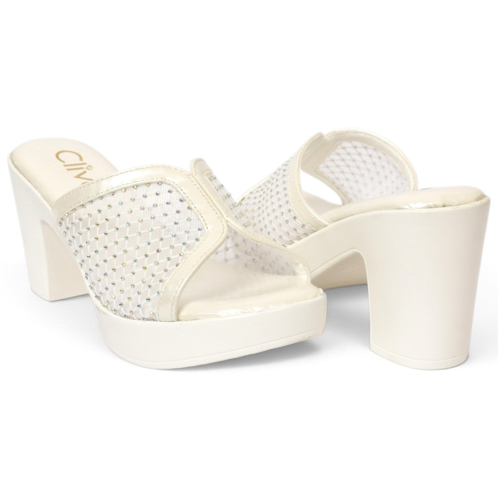 Bridal Slipper Heels