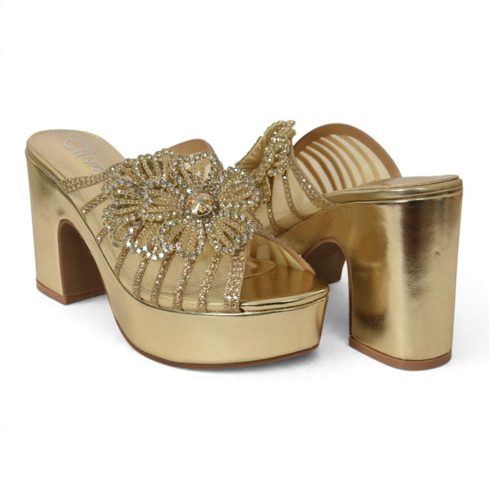 Bridal Slipper Heels