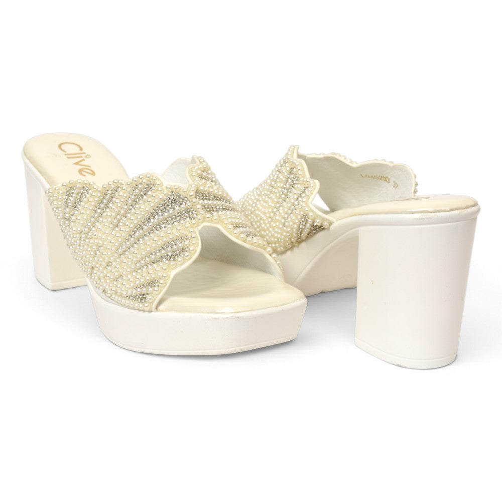 Bridal Slipper Heels