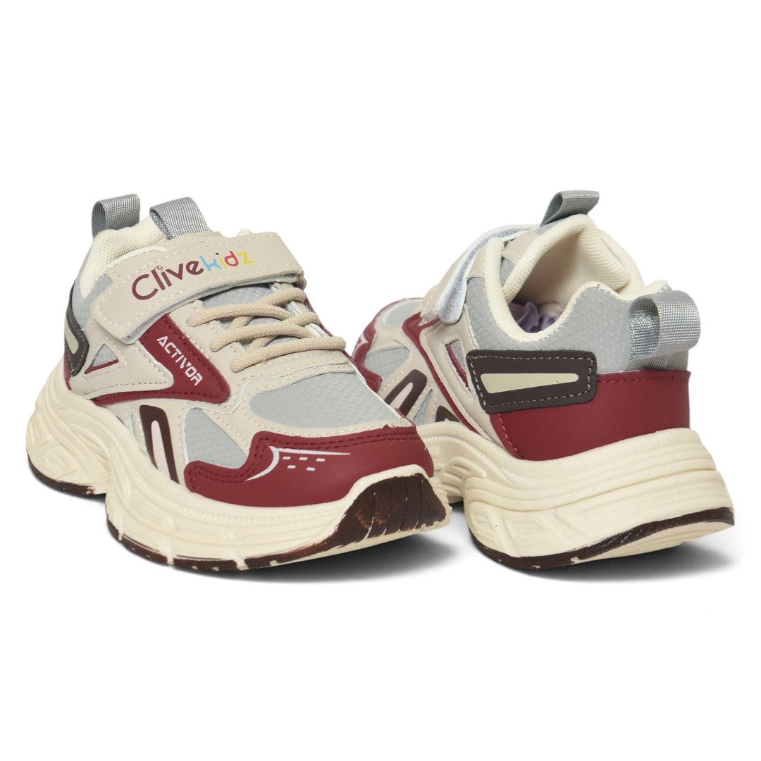 Maroon Kids Sports Joger - KB95284