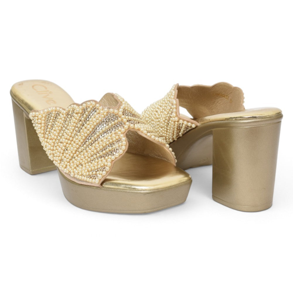 Bridal Slipper Heels
