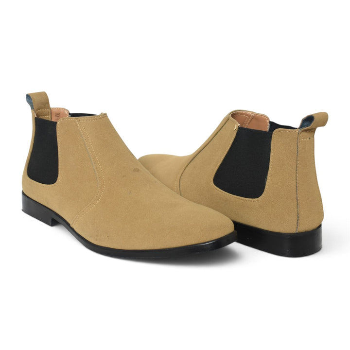 Khaki Classic Chelsea Boots  - M160010