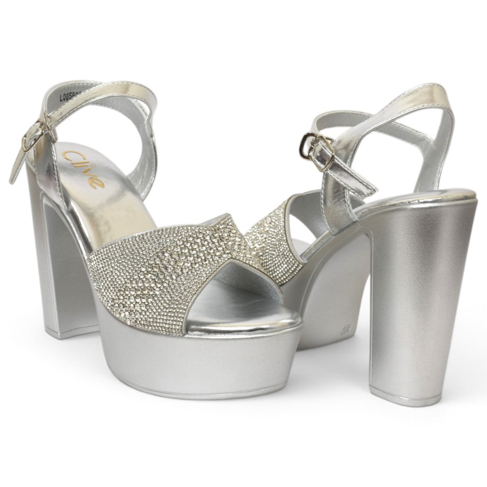 Bridal Sandal Heels
