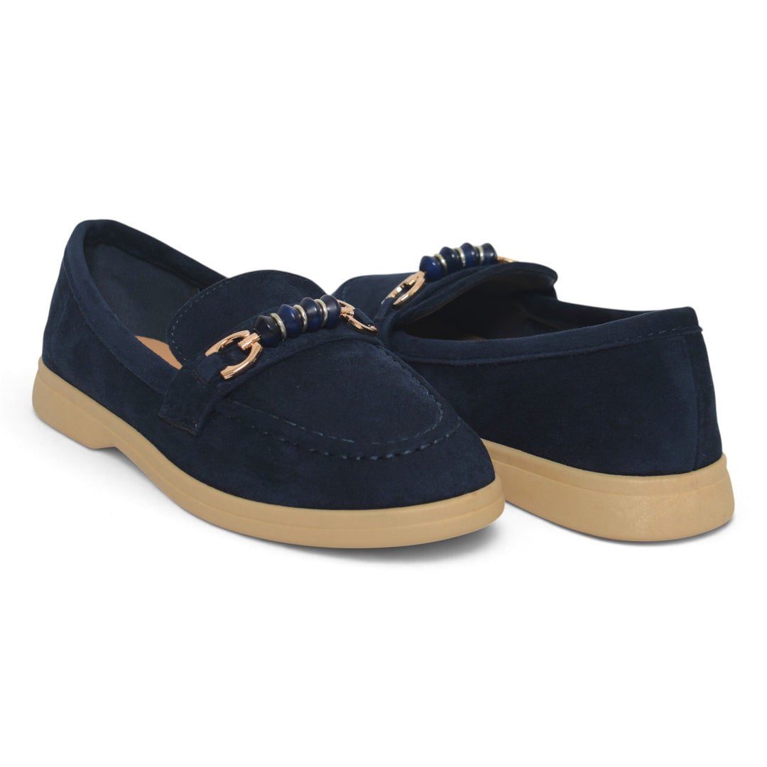 Navy Casual Loafers - L095504
