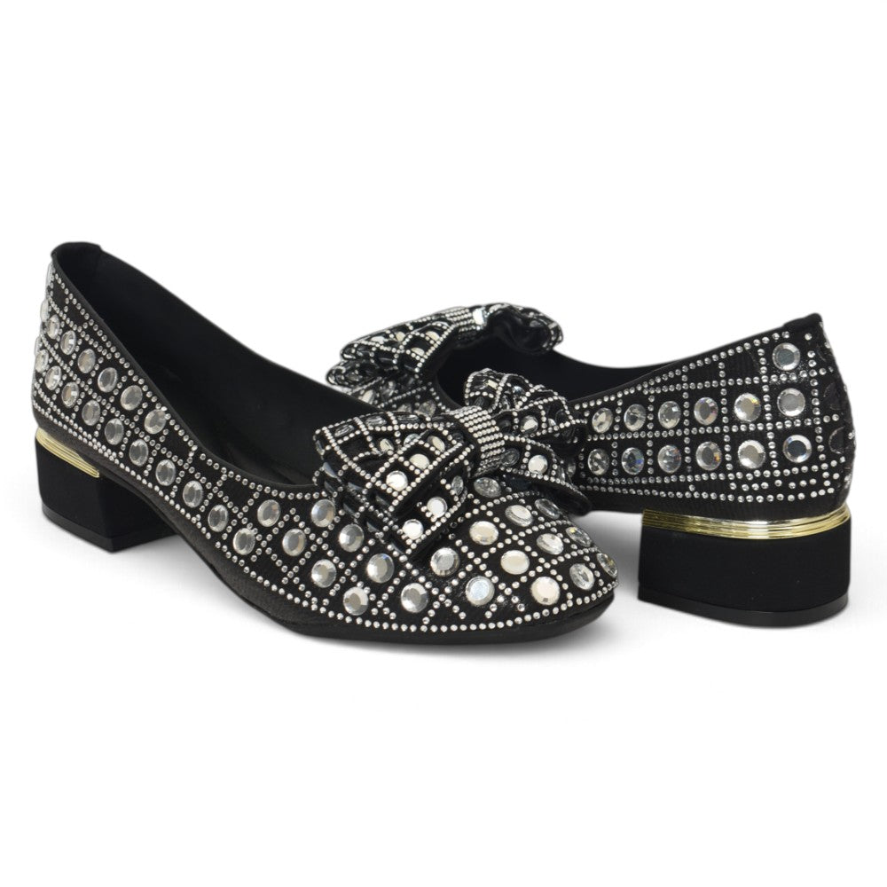 Black Bridal Court Shoes - l087266