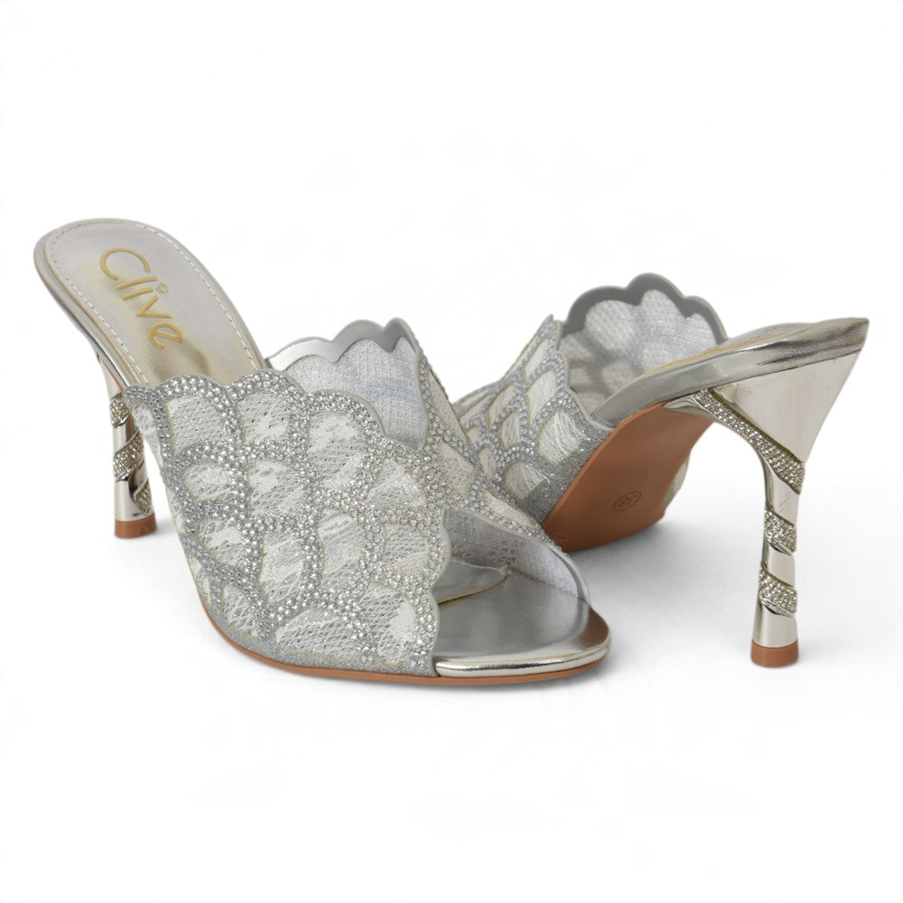 Bridal Slipper Heels