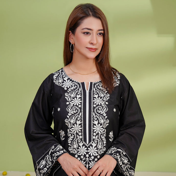 2-PC Young's Embroidered Cambric