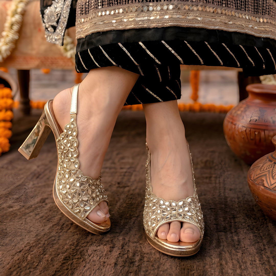 Bridal Sandal Heels