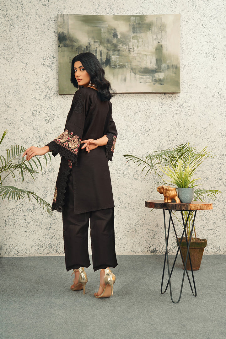 2 Piece Cambric Embroidered Shirt & Trouser